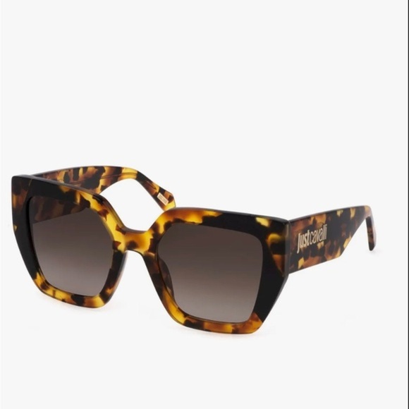 Just‎ Cavalli Women\'s Brown Sjc021k 53mm Polarized Sunglasses new